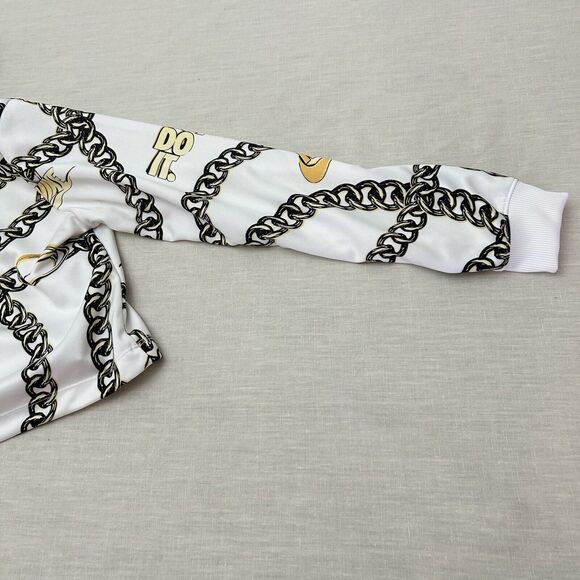 Nike Hip Hop Icon Clash Women's just do it Printed Crop Hoodie Sz Med - Picture 6 of 7